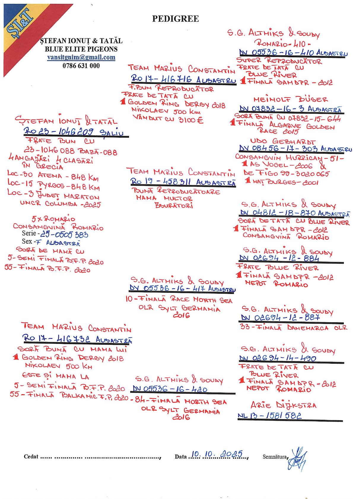 505383-25 F semi-sora loc 5 Semi-Finala, loc 55 Finala BFP '20, linie Romario
