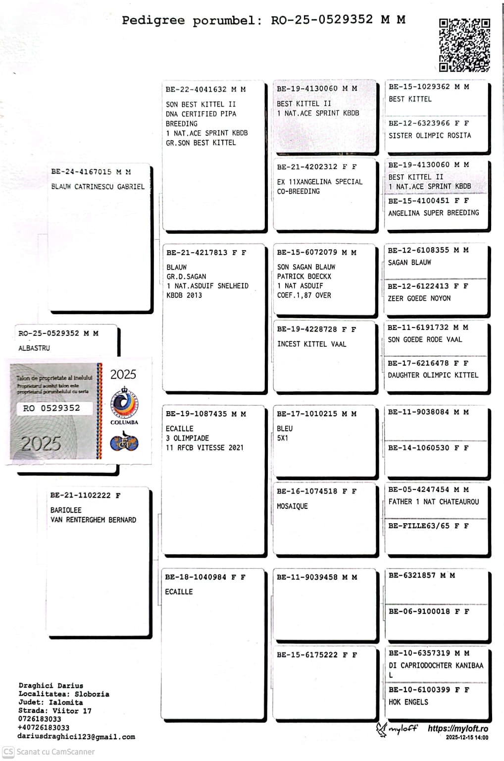 529352-25 M linie Best Kittel II, Sagan, Kittel