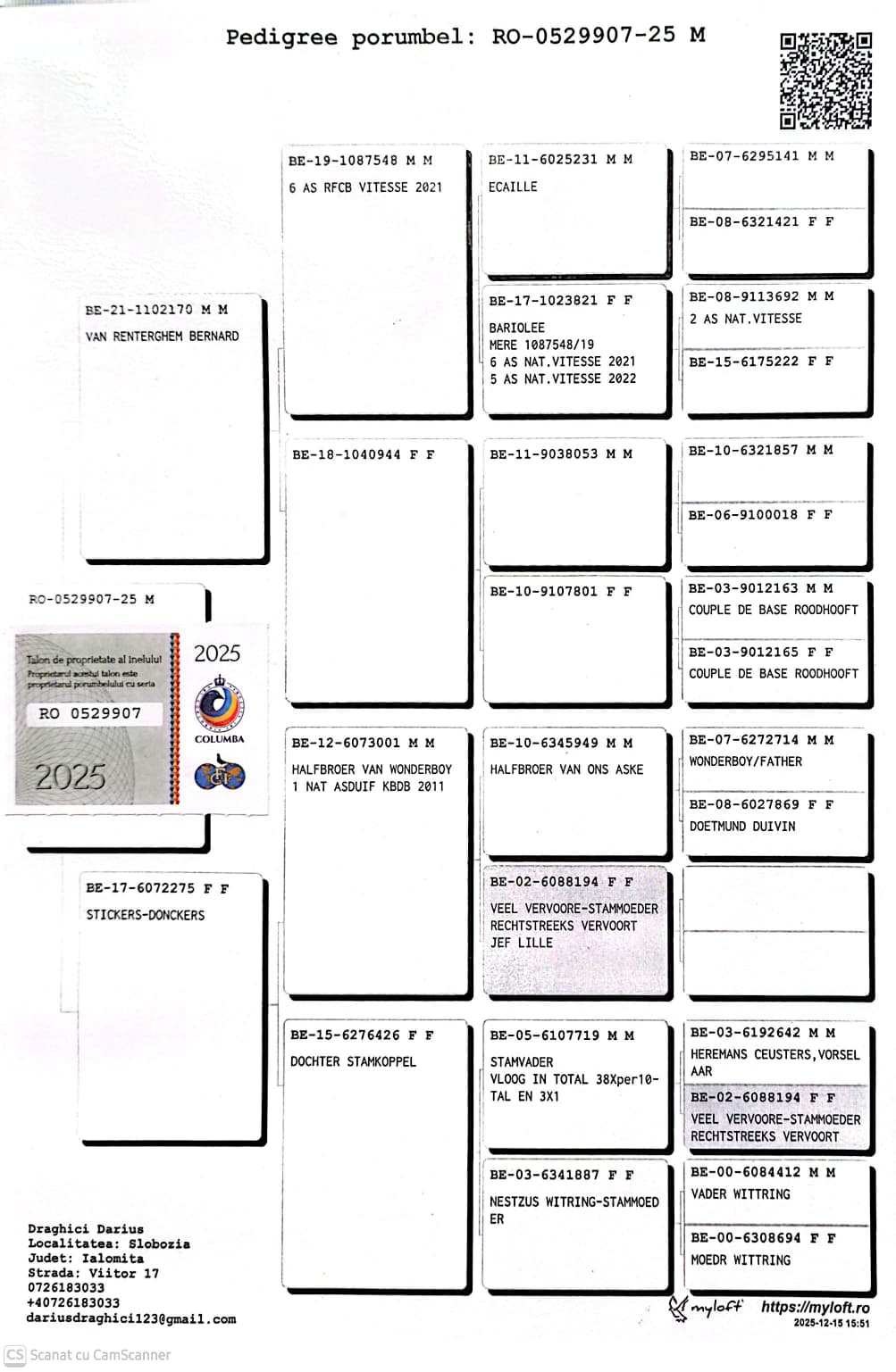 529907-25 M linie Bariolee, loc 5 National AS Viteza 2022