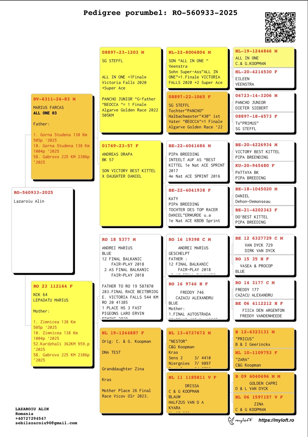 560933-25 frate/sora loc 58 Gabrovo 225Km 2.386p, linie Best Kittel