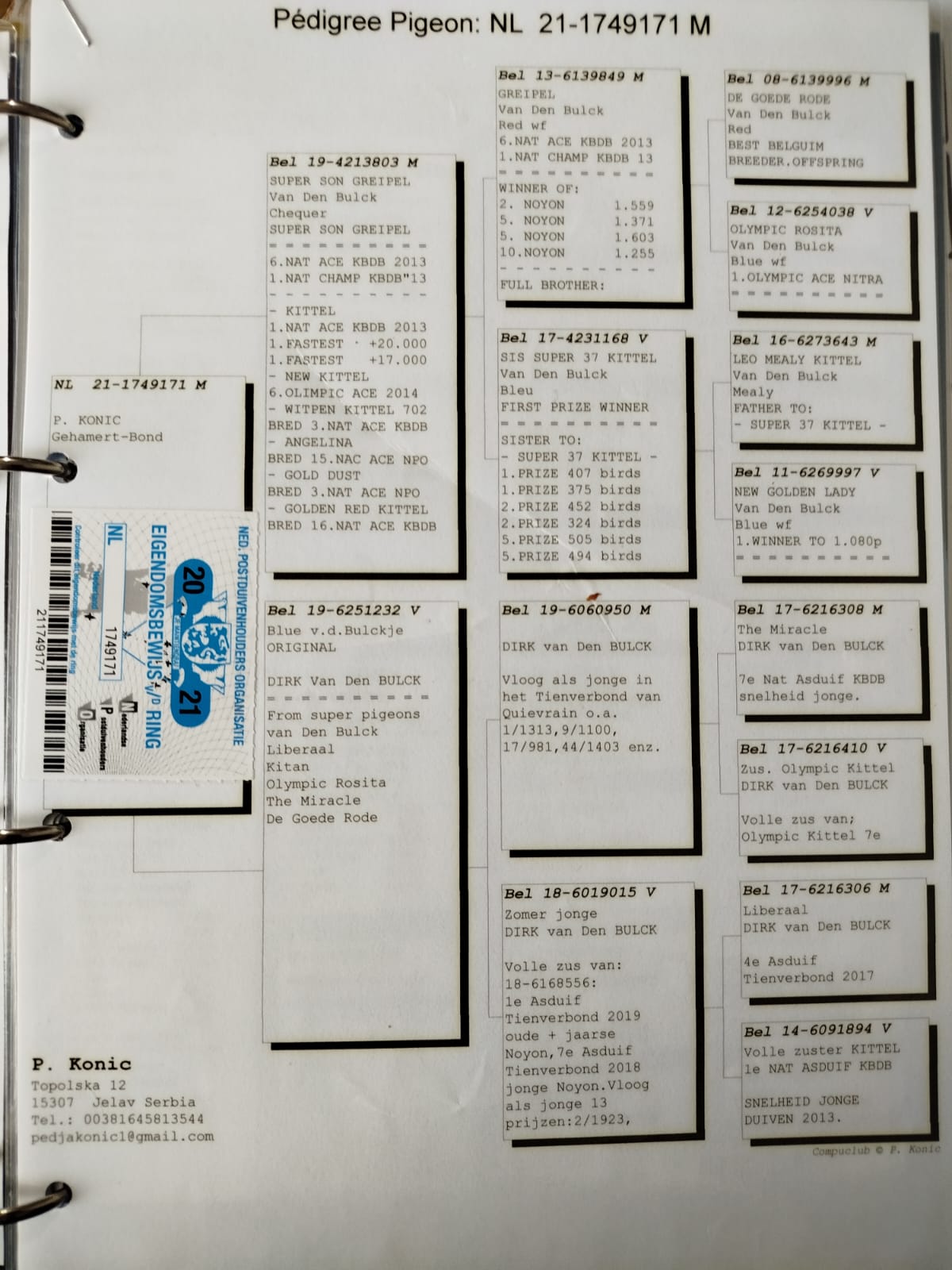 NL 1749171-21 M orig. P. Konic, nepot Greipel, loc 6 Nat. AS KBDB 2013